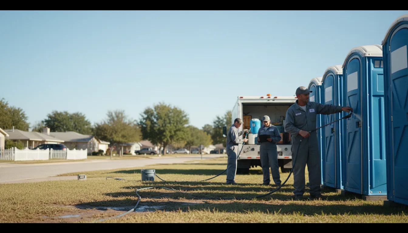 Long-Term Portable Toilet Rental in Needville, TX near me